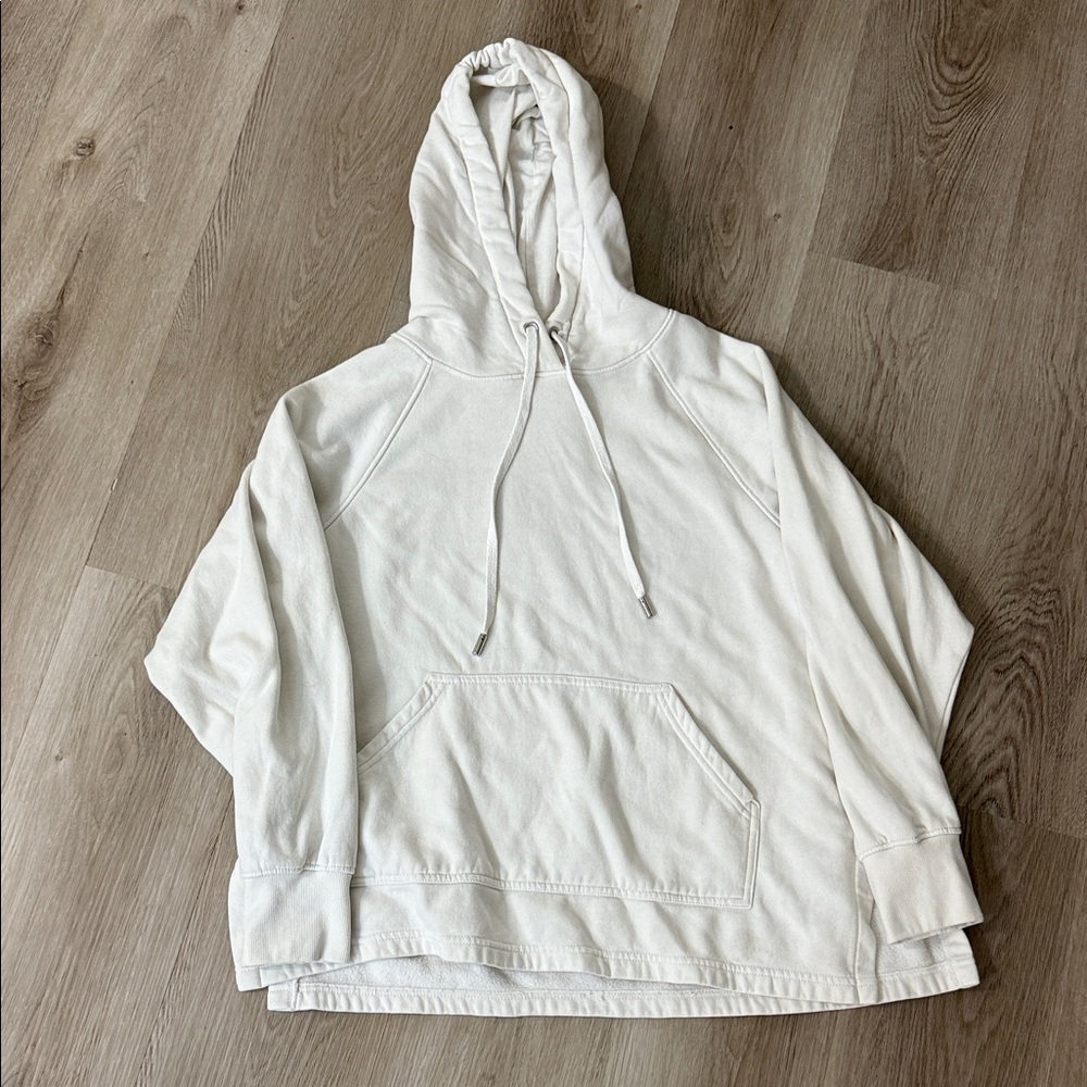 White Hooded Sweatshirt